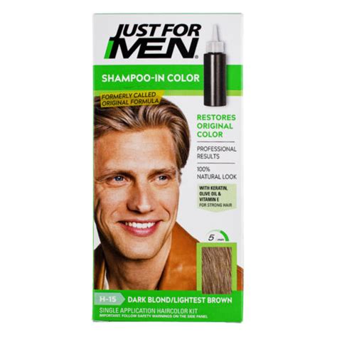 Pack Just For Men Original Formula Hair Color Dark Blond Lightest