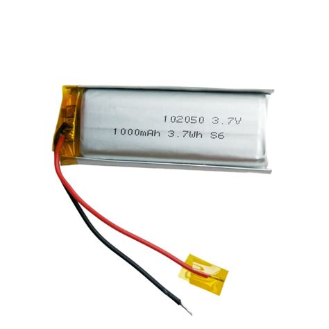 Topwell 102050 3 7V 1000mAh Li Polymer Battery With UN38 3 IEC62133