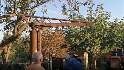 _Самодельный кран для поднятия грузов_ смотреть онлайн видео от ...