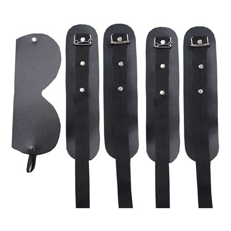 Kit Bondage Completo Algemas Amarras Venda Sadomasoquismo Bdsm Sex Shop