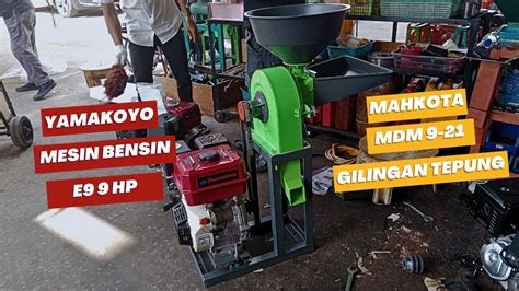 Rakit Mahkota Mdm Giling Tepung Mesin Bensin Yamakoyo E Hp