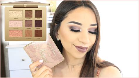 Too Faced Natural Matte Palette Review And Swatches Youtube