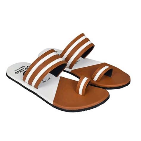 Men Brown PU Casual Slipper At Rs 110 Pair Gents PU Slipper In Kanpur