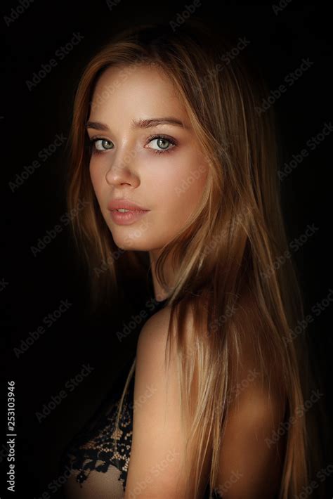 Beautiful young female model Stock Photo | Adobe Stock