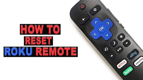 How To Reset A Roku Remote Very Easy Youtube