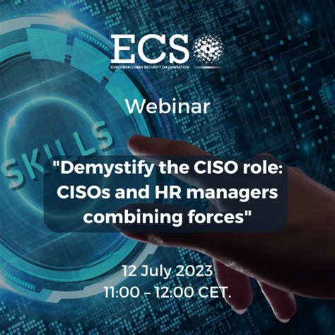 Demystify The Ciso Role Cisos And Hr Managers Combining Forces Ecso