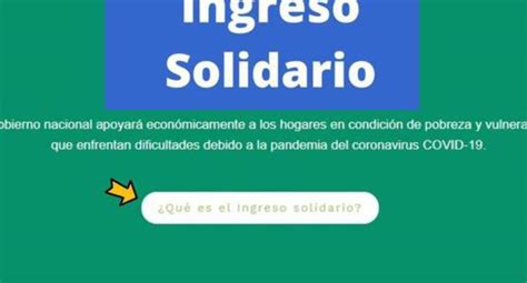 Hoy Ingreso Solidario Revisa Quiénes Cobran Del 09 Al 11 De Octubre