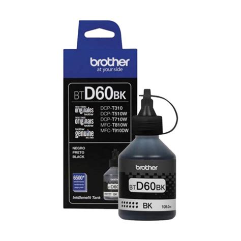 Brother BT D60 BK Black Ink Bottle Original Mambo Mambo Print Supplies