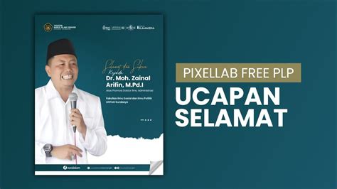 Pamflet Ucapan Selamat Dan Sukses I Pixellab Tutorial I Free File Plp