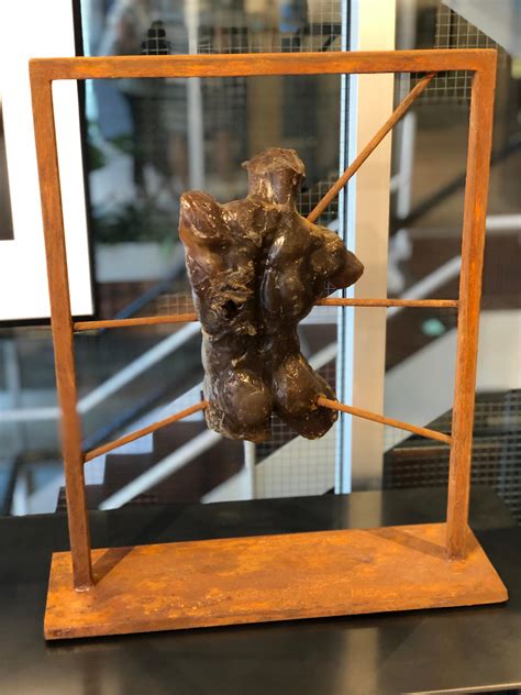 Relic Classical Male Nude Torso Fragment In Amber Resin By Dean Kugler For Sale At Stdibs