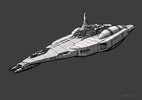 Starship Concept 2 by JamesF63 on DeviantArt