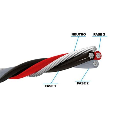 Cabo De Alum Nio Quadruplex Mm Rolo Metros Sulminas Fios