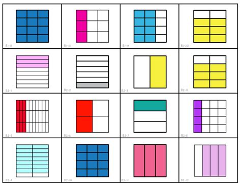 Equivalent Fractions Memory Game Digital Printable Concentration