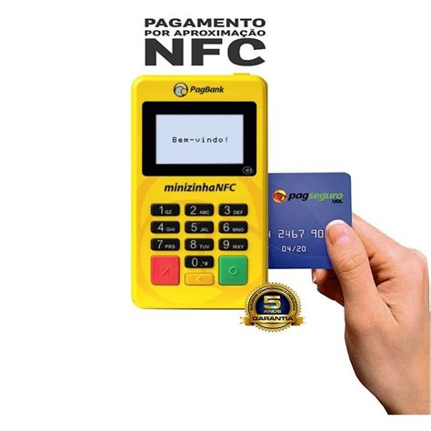 Minizinha Nfc Maquininha Aceita Cart Es Debito Credito Pagamentos Por