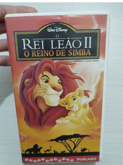 Fita Vhs Rei Le O O Reino De Simba Vintage Produto Vintage E Retro