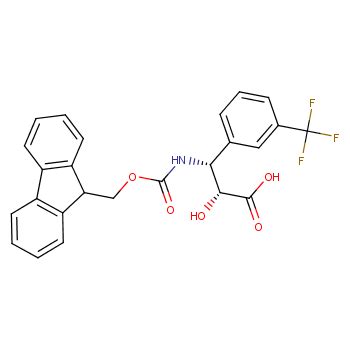 N FMOC 2R 3R 3 AMINO 2 HYDROXY 3 3 TRIFLUOROMETHYL PHENYL PROPIONIC