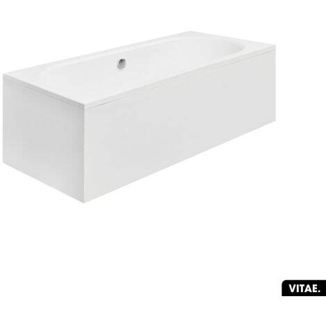 Baignoire Rectangulaire Avec Tablier Blanc Et Repose T Te Offert