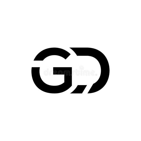 Initial Gd Letter Logo With Creative Modern Business Typography Vector