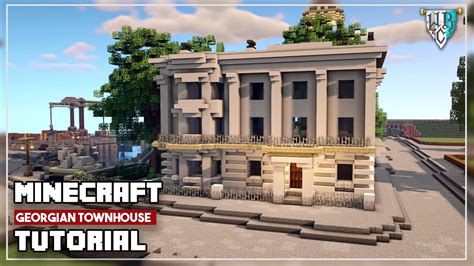 Easy Victorian House Minecraft Georgian Townhouse Tutorial Youtube