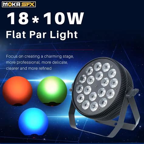 Moka Sfx Rgbw In Led Par Lichter X W Led Flach Par K Nnen Dmx