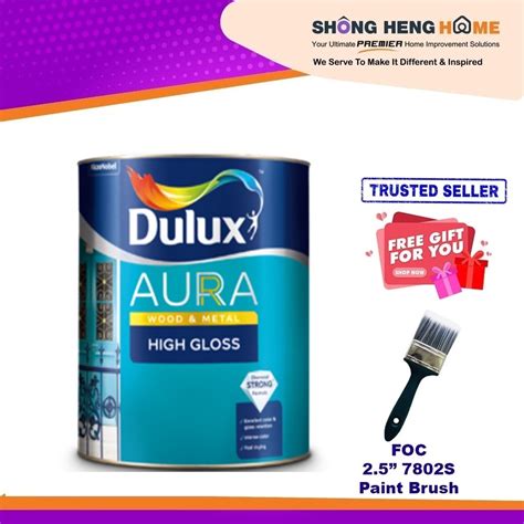 L Dulux Wood Metal Paint Aura High Gloss Finish Stellar Option