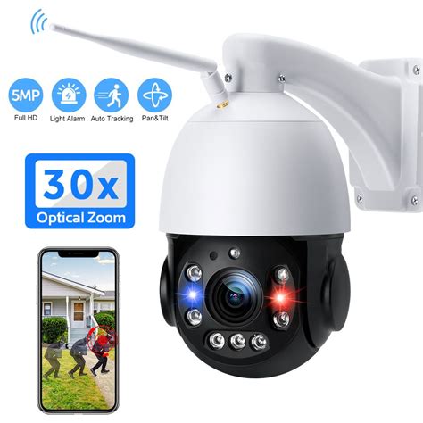 ptz wifi security camera outdoor mp  optical zoom ip camera suppor