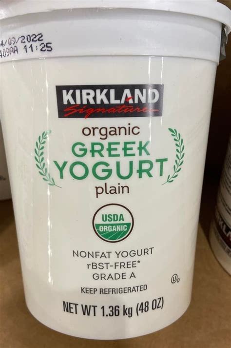 Kirkland Signature Plain Non Fat Greek Yogurt Food Library Shibboleth