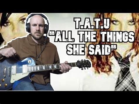 t.A.T.u "All The Things She Said" GUITAR COVER : r/tatu