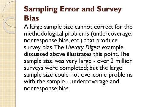 Ppt Bias In Survey Powerpoint Presentation Free Download Id1955468