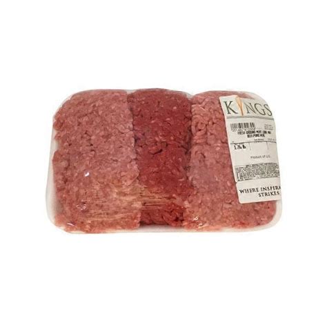 Kings Fresh Ground Meat Loaf Mix Beef Pork Veal Lb Instacart