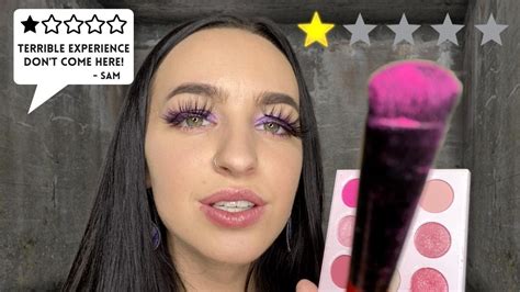 [asmr] Worst Reviewed Makeup Artist Rp Soft Spoken Mouth Sounds