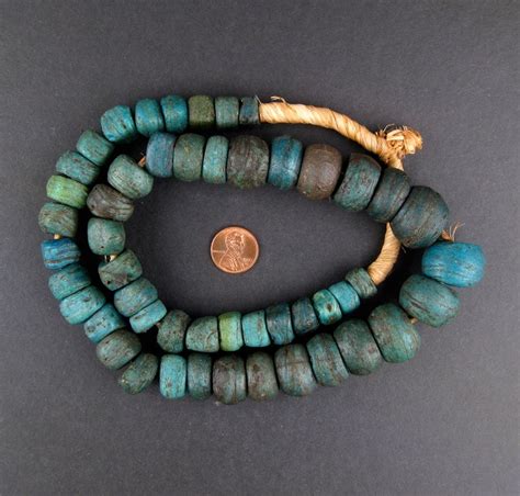 Antique Hebron Beads Rare African Trade Beads Old Blue