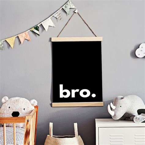 Bro Print Bro Poster Bro Printable Wall Art Typography Etsy