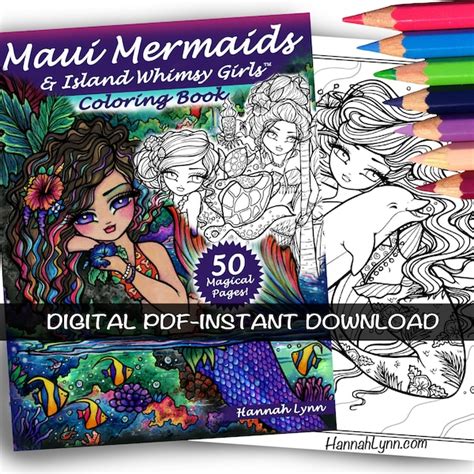 Maui Coloring Book Etsy