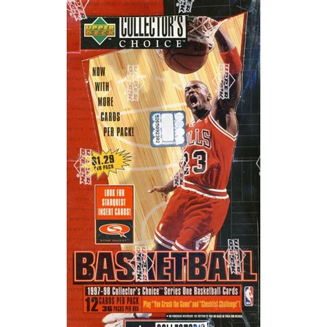 1997 98 Upper Deck Collectors Choice Series 1 Basketball 36ct Retail