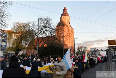 Marsz Papieski W Gorzowie Wlkp Nszz Solidarno Enea