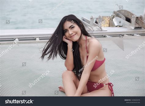 Portrait Sexy Asian Woman Wear Bikini Stock Photo Shutterstock