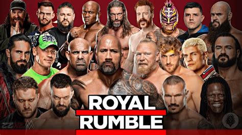 Mens Royal Rumble 2023 Wwe 2k22 Gameplay Royal Rumble 2023