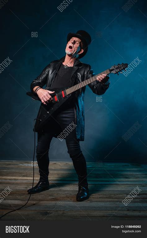 Heavy Metal Senior Man Image Photo Free Trial Bigstock