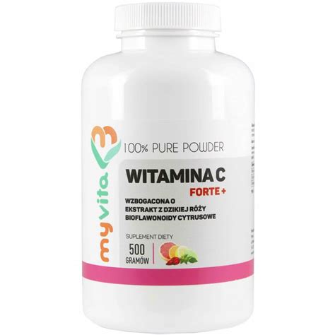 MYVITA Witamina C FORTE 100 Mg Plus W Proszek 500 G