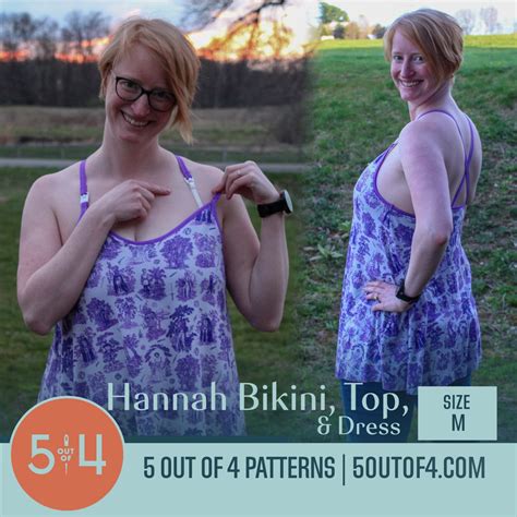 Hannah Bikini Top And Dress Out Of Patterns