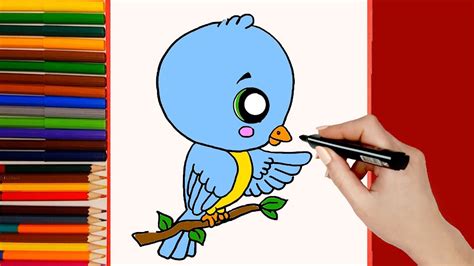 Como Dibujar Un Pajaro Kawaii Paso A Paso Para Ni Os Dibujos De