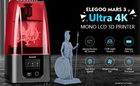 ELEGOO Mars 3 Resin 3D Printer