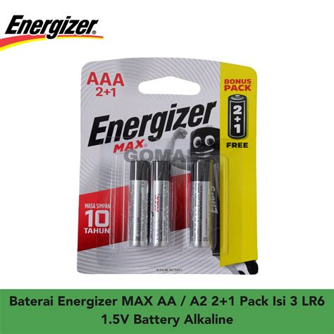 Jual Baterai Energizer Max Aa A Pack Isi Lr V Battery