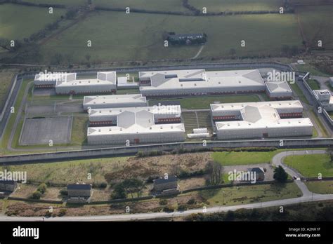 Aerial Parc Prison Bridgend South Wales Stock Photo - Alamy