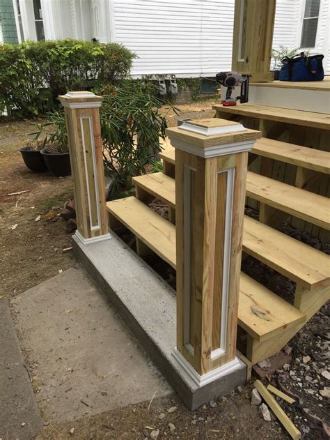 Oak Hill Porch Columns Porch Columns Craftsman Porch Victorian Porch