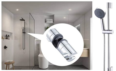 Kwqinx Shower Head Holder Mm Chrome Plated Adjustable Abs