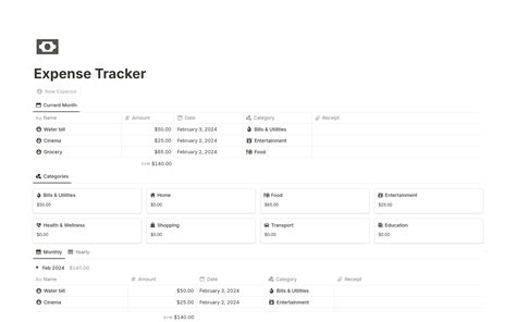 Expense Tracker Template Notion Marketplace