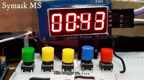 Countdown Timer With TM1637 Arduino 7 Segment YouTube