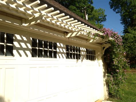 Garage Trellis With Arbor Rose Garage Trellis Pergola Garage Pergola